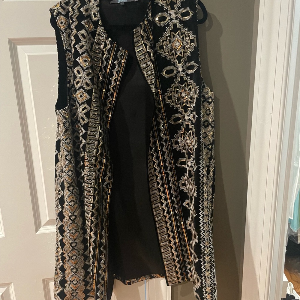 Eva Franco Elegant Black Garment